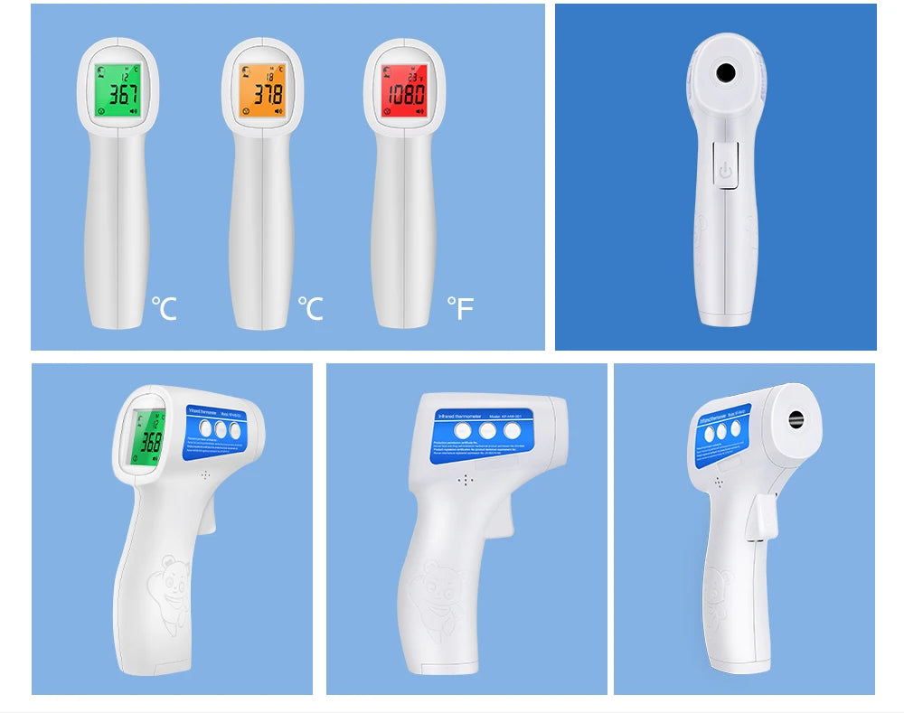 Cofoe 2 in 1 Digital Forehead & Ear Thermometer Non-Contact Medical Thermometer Baby/Adult ±0.1℃ Temperature precise Measure
