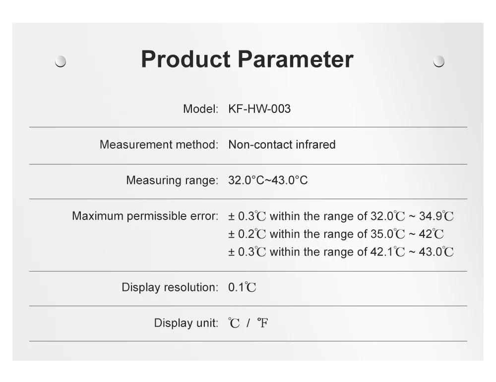 Cofoe 2 in 1 Digital Forehead & Ear Thermometer Non-Contact Medical Thermometer Baby/Adult ±0.1℃ Temperature precise Measure