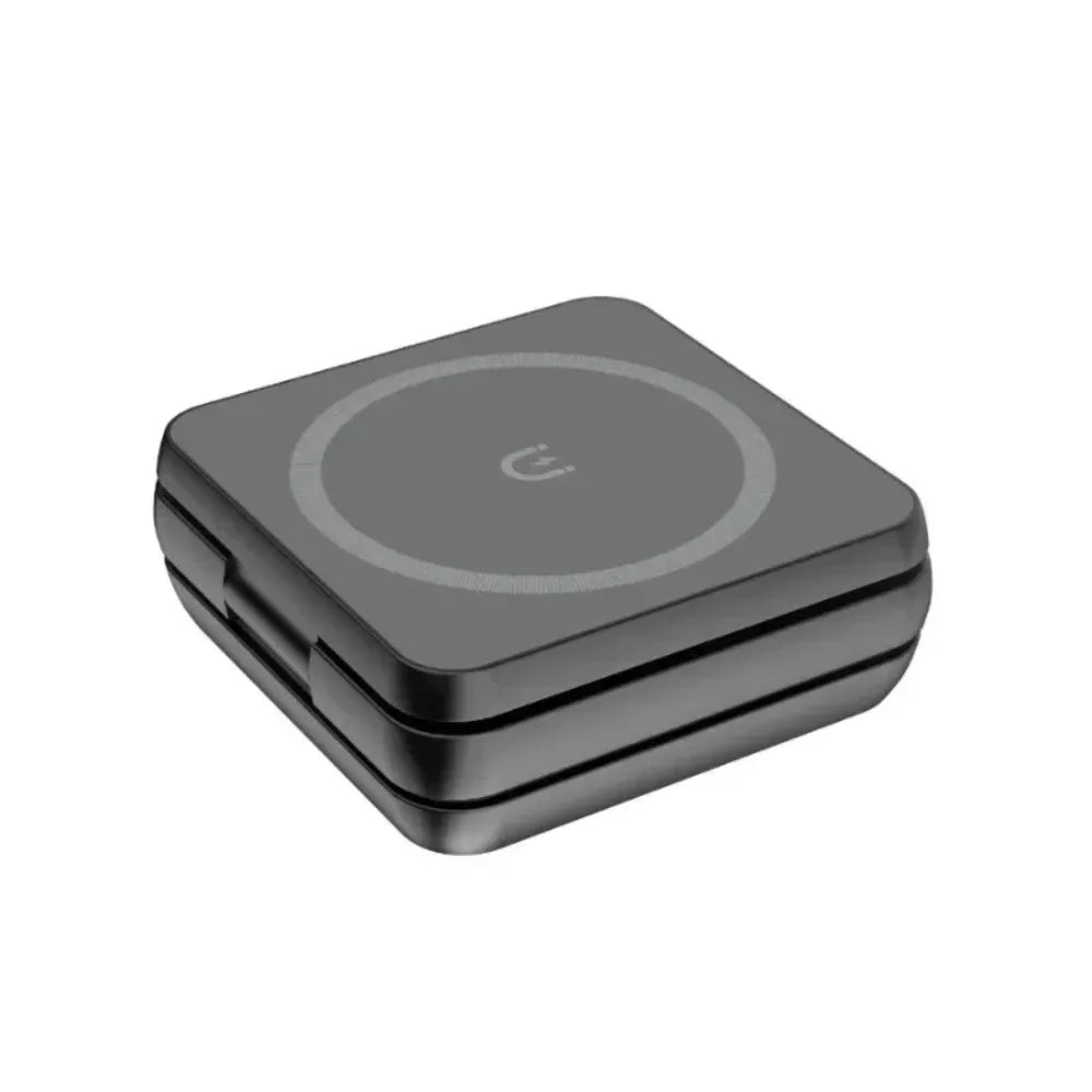 100W Foldable Magnetic Station 3 in 1 Fast Wireless Charger Stand For Magsafe iPhone 16 15 14 13 12 Pro Max iWatch 8 7 6 Airpods