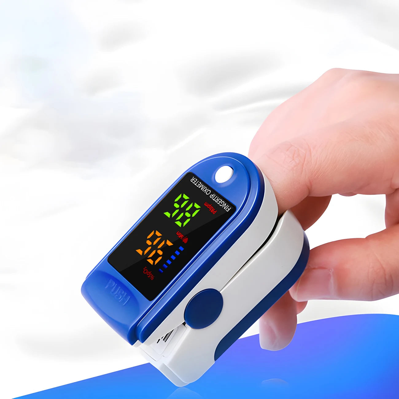 Non-Contact Body Temperature Tool Medical IR Fever Thermometer Digital Ear Thermometer or Mini Finger Pulse Oximeter Blood Oxyge