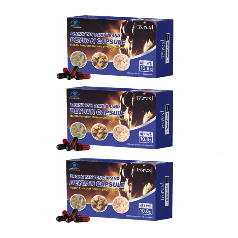 Epimedium Capsule Male Enhancing Supplement 100% Pure Non-GMo Supports Reproductive Health Natural Energizer Long Lasting