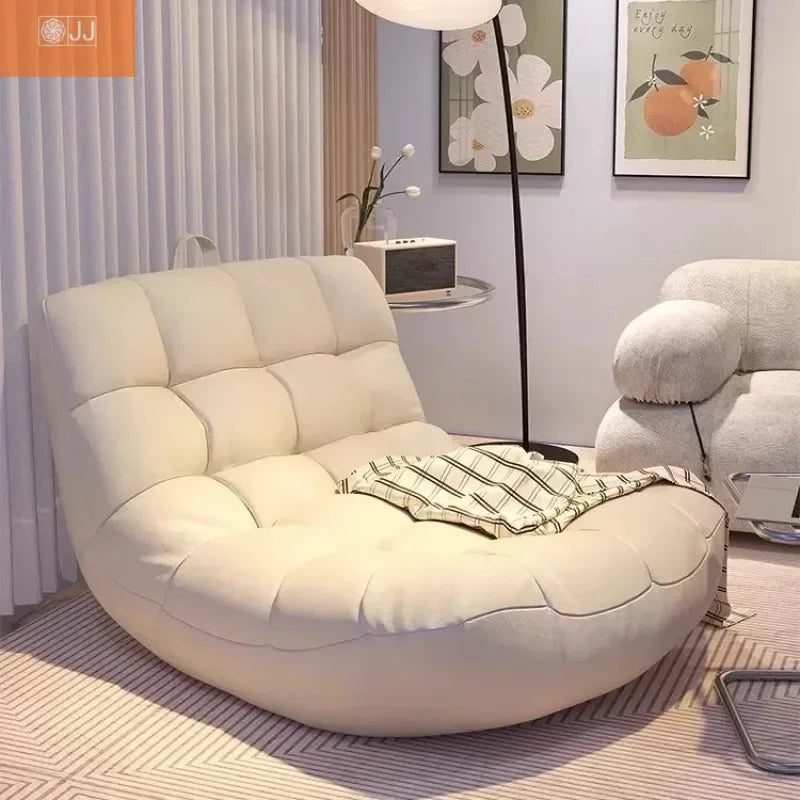 Tatami Lazy Sofa Internet Celebrity Caterpillar Bean Bag Small Apartment Balcony Leisure Recliner Bedroom New Single Chair