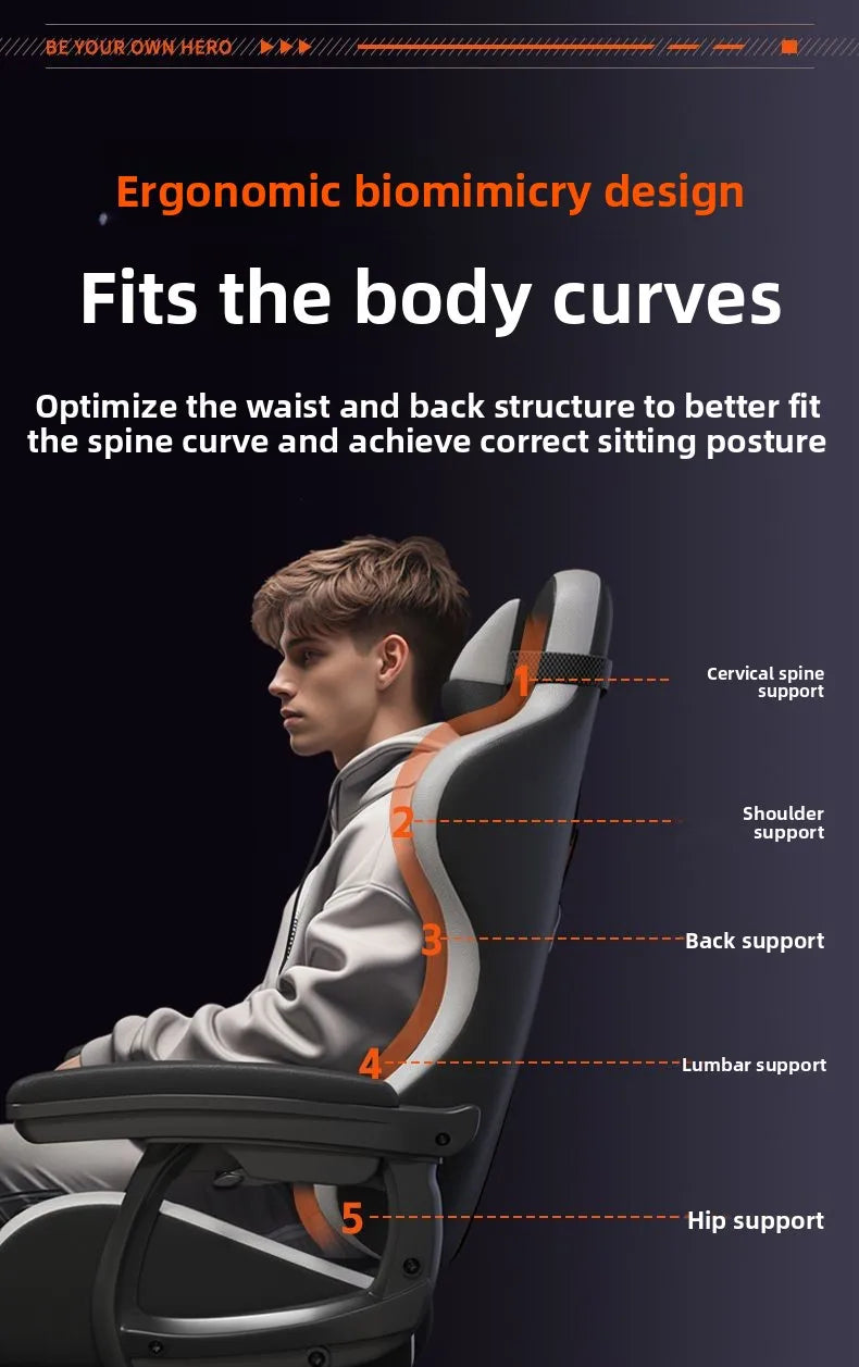 Gaming chair, home, comfortable, sedentary, dormitory, sofa single, game seat, reclining, ergonomics