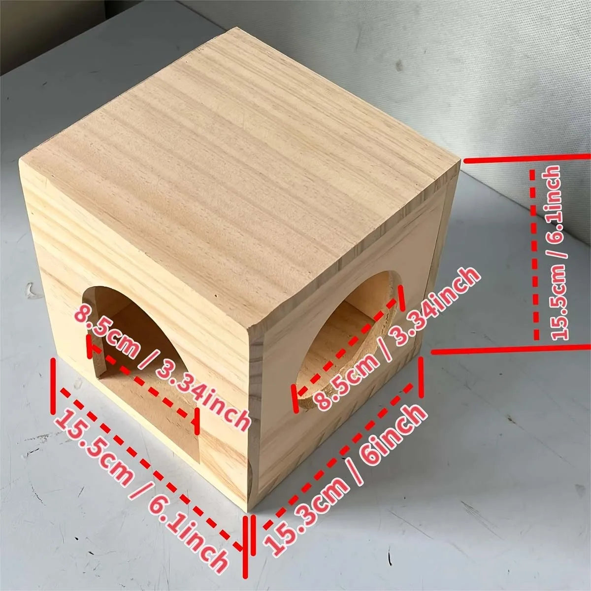 Wooden hamster, golden bear, dodge house, rutin, chicken house, flower branch, hedgehog bedroom, wooden house, house 1 piece