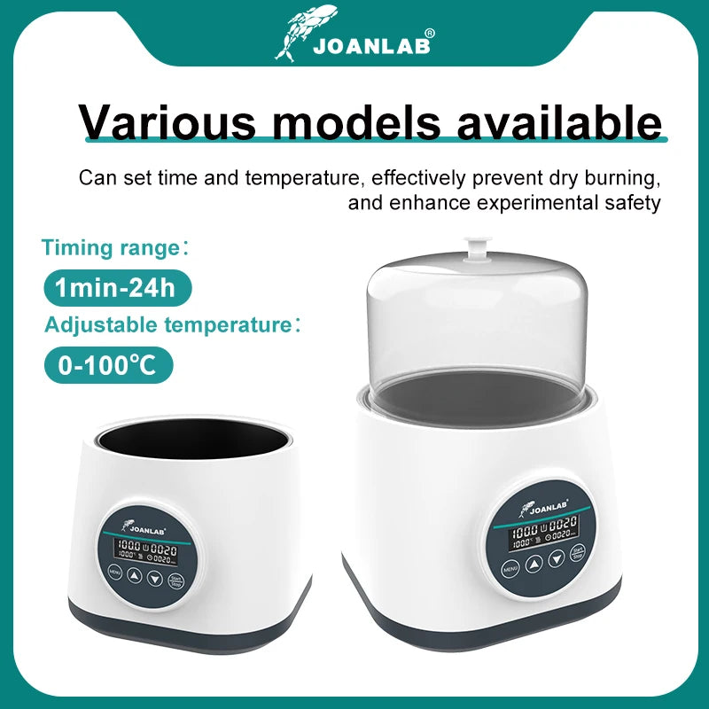 JOANLAB Water Bath Laboratory Constant Temperature Digital Display Room temperature -100℃ Anti-dry Burning Function 2L 110/220V