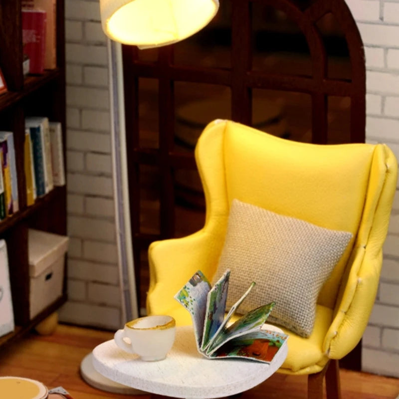 Dollhouse DIY Miniature Furniture Kits Mini Handmade Craft Little House