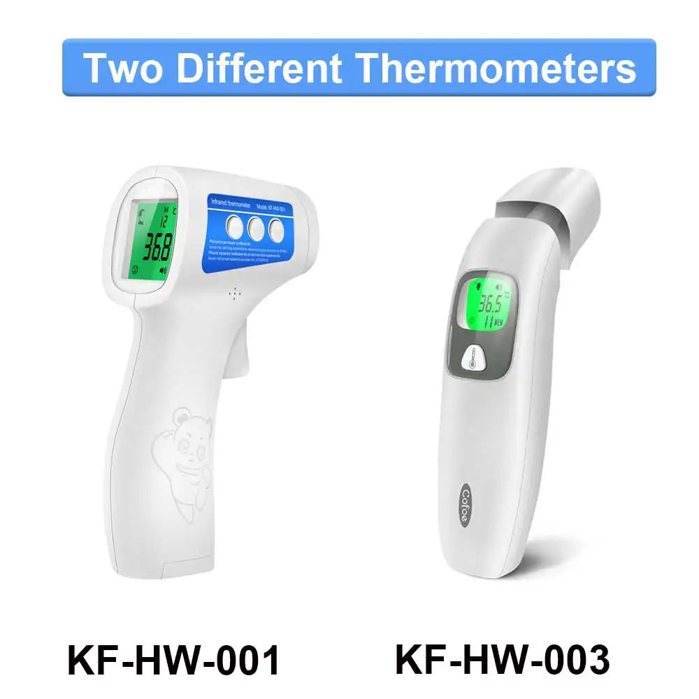 Cofoe 2 in 1 Digital Forehead & Ear Thermometer Non-Contact Medical Thermometer Baby/Adult ±0.1℃ Temperature precise Measure