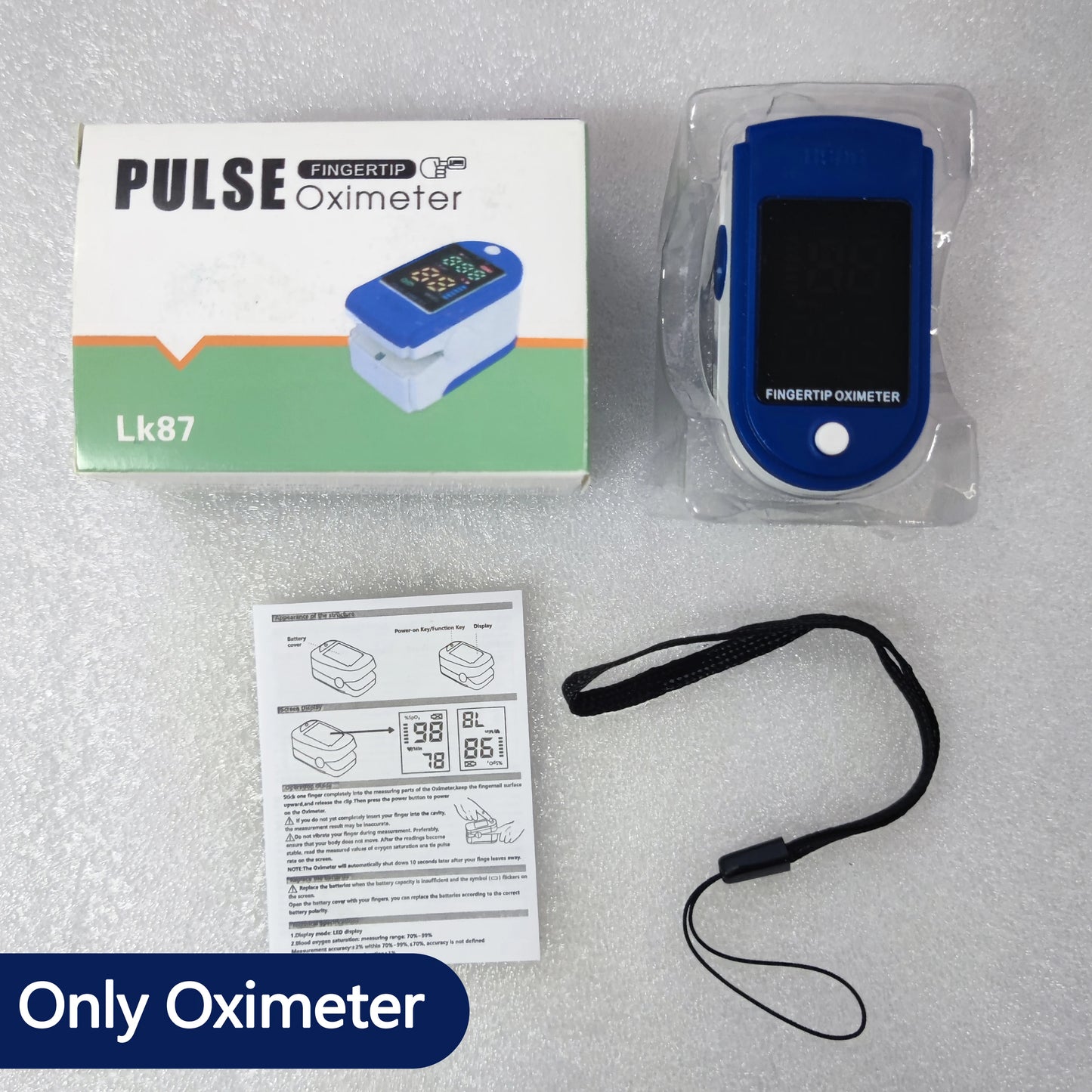 Non-Contact Body Temperature Tool Medical IR Fever Thermometer Digital Ear Thermometer or Mini Finger Pulse Oximeter Blood Oxyge