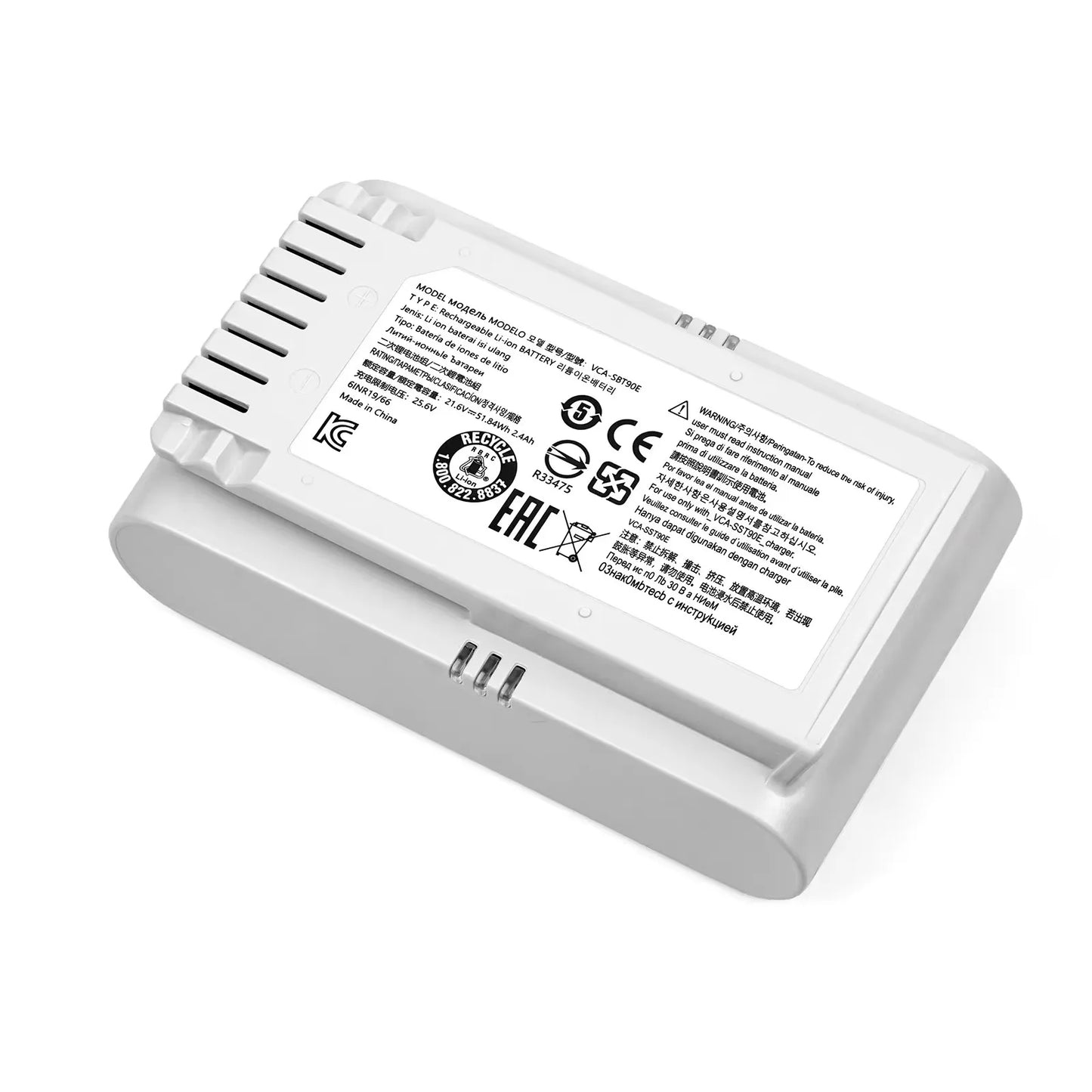 New Battery 21.6V 5000mAh for samsung jet 70 VS15T7032P4 VCA-SBT90E Vacuum Cleaner Batteries