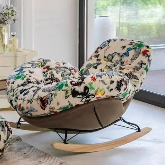 Light Luxury, Single, Lazy, Rocking Chair, Sofa, Recliner, Home, Living Room, Balcony, Leisure, Snail