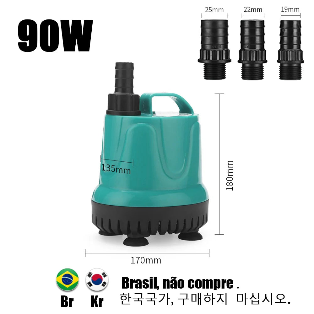 Bottom Suction Water Pump Aquarium 220V-240V Submersible Pump For Water Cycle and Pumping of the Fish Tank