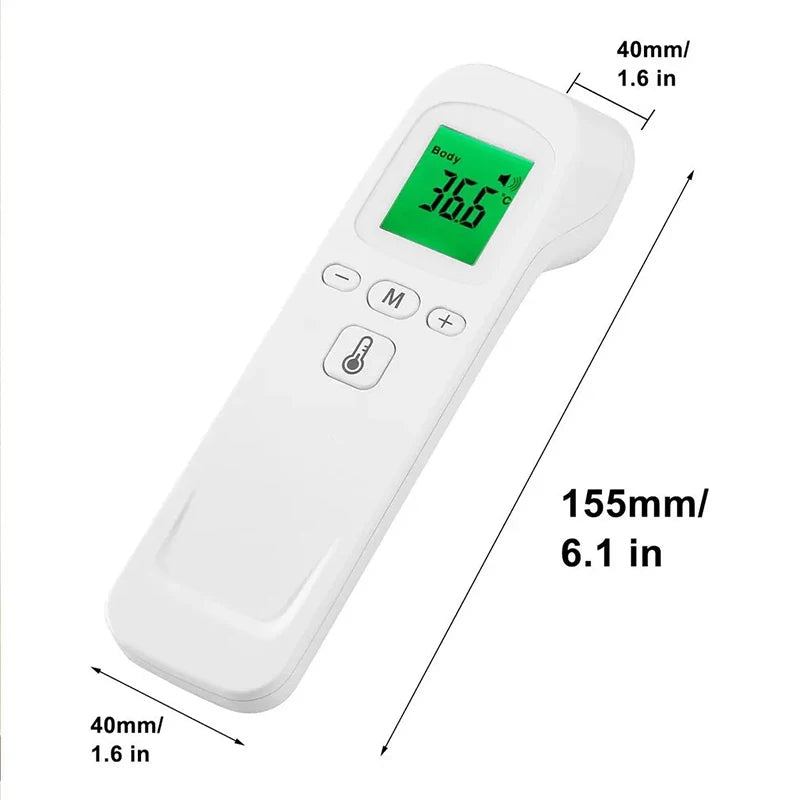 Non-Contact Body Temperature Tool Medical IR Fever Thermometer Digital Ear Thermometer or Mini Finger Pulse Oximeter Blood Oxyge