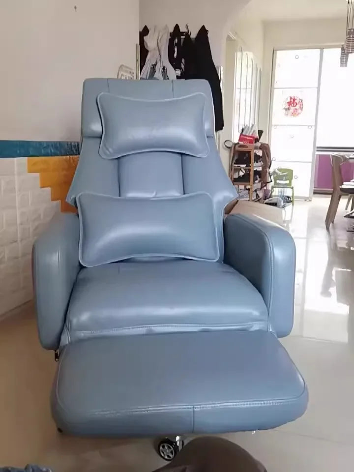 Luxury Boss Recliner Office Chair Comfortable Long Cushion Computer Chair Bedroom Game Home Lunch Back Chair Recliner FYOC