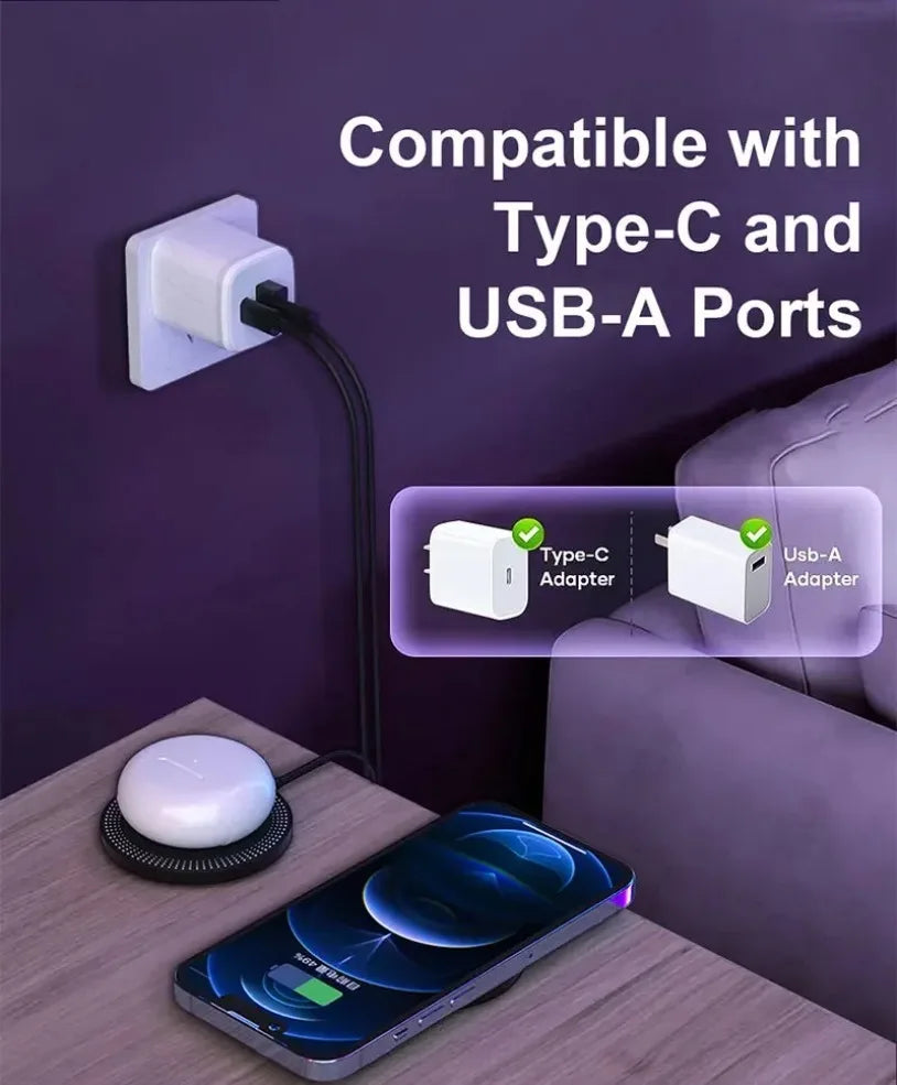 100W Magnetic Wireless Charger Dock for Magsafe iPhone 16-12 Samsung Xiaomi Mini USB A PD Fast Charging Pad Stand Mag Chargers