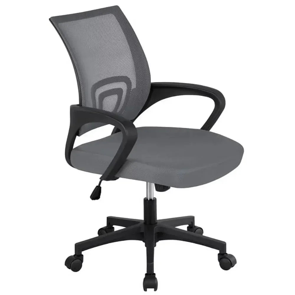 Adjustable Desk Swivel Chairs Computer Chair with Armrests Elastic Chair Flip-up Arms and Lumbar Ergonomic Gamer Recliner Chair
