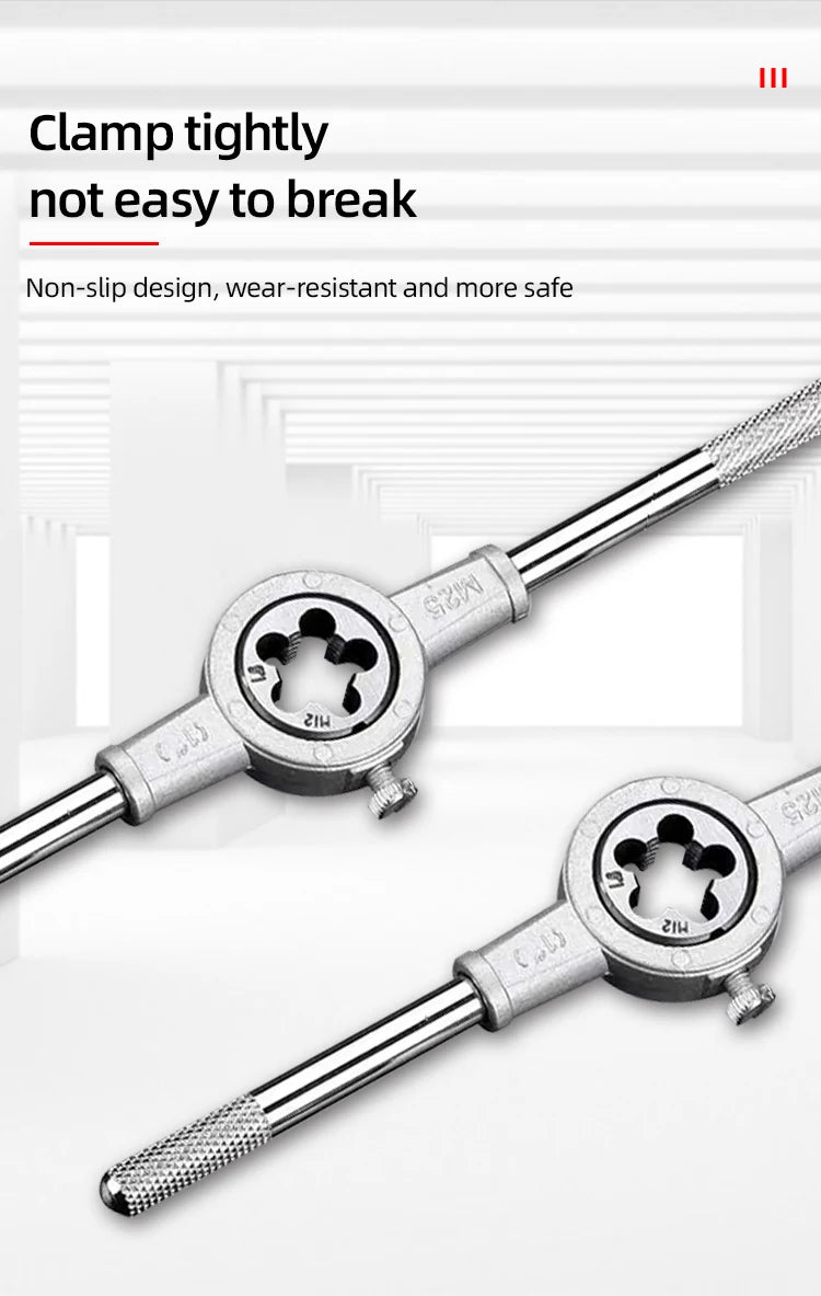 Multi-specification 8/12/20Pcs multifunction Metric Hand Tap and Die Set M3-M12 Screw Thread Plugs Straight Taper Reamer Tools