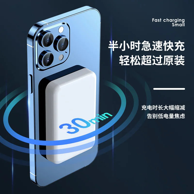 Magsafe PowerBank 10000mAh Spare battery Portable Charger Mobile External Battery Fast charging For iPhone 16 15