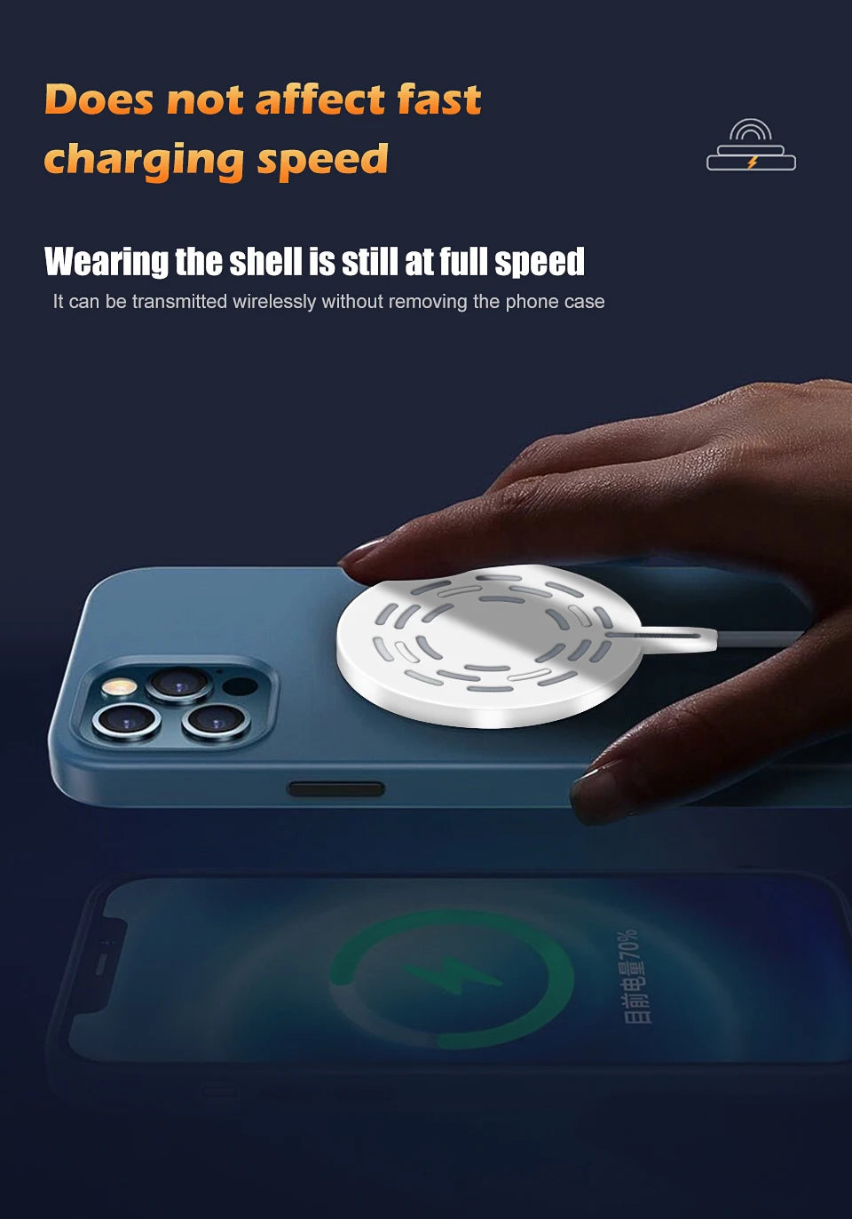 For Apple Magsafes Original 30W Wireless Charger For iPhone 11 12 13 14 15 16 Pro Max X XS XR Plus Fast Charging Magnetic Charge