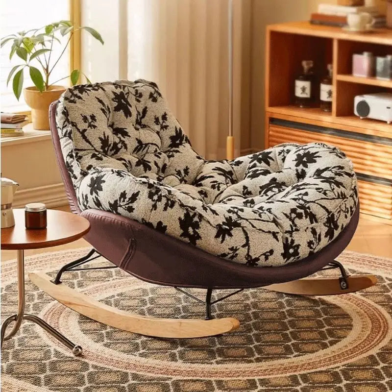 Light Luxury, Single, Lazy, Rocking Chair, Sofa, Recliner, Home, Living Room, Balcony, Leisure, Snail
