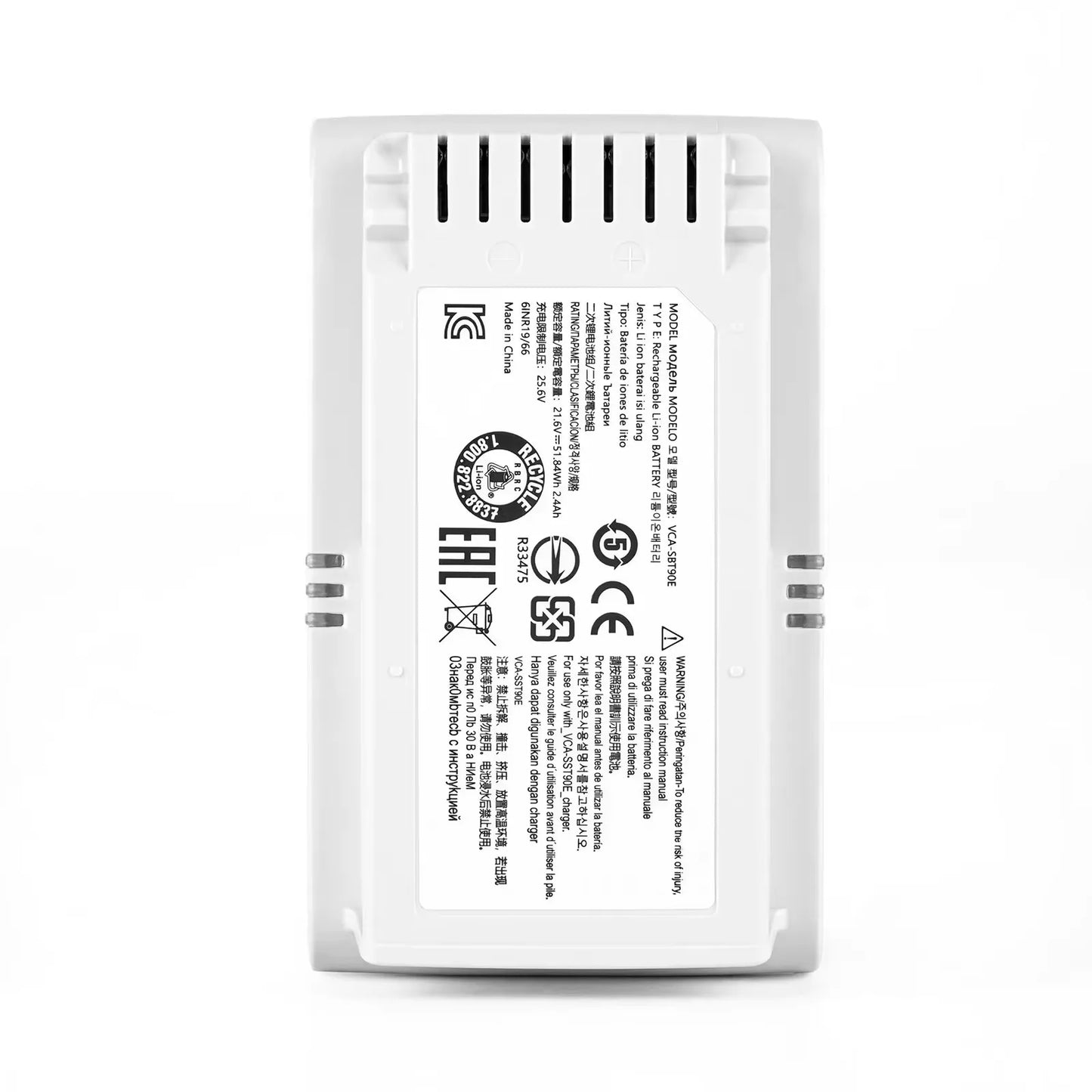 New Battery 21.6V 5000mAh for samsung jet 70 VS15T7032P4 VCA-SBT90E Vacuum Cleaner Batteries