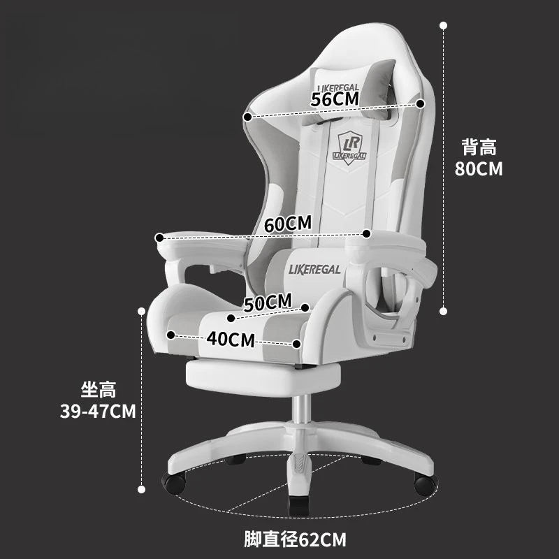 Gaming Chair, Computer Chair Game LIVE Chair, Home, Office, Reclining, Comfortable, Sedentary, Lifting, Armrests