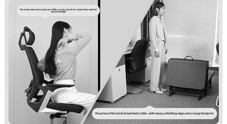 HotOffice Chair, Lunch Break, Reclining, Comfortable, Sedentary, Computer Chair, Recliner, Living Room, Bedroom, Sofa