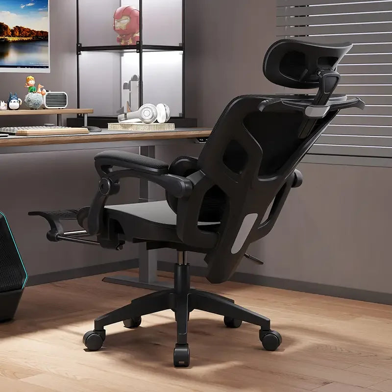 Ergonomic chair reclining comfortably sedentary computer home backrest swivel dormitory e-sports seat office