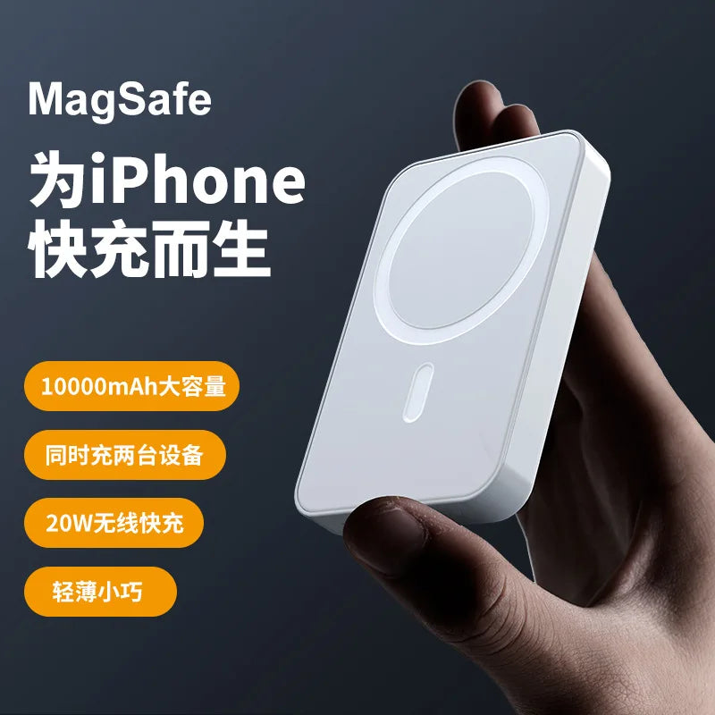 Magsafe PowerBank 10000mAh Spare battery Portable Charger Mobile External Battery Fast charging For iPhone 16 15