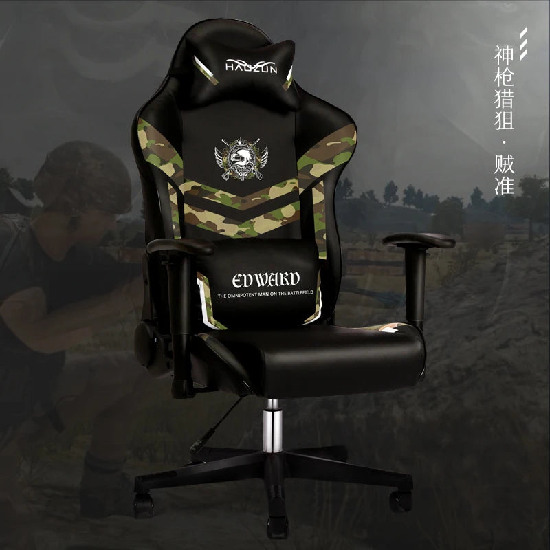 Gaming Chair Home Office Computer Chair Reclining Comfortable Chaise Gaming Lift Backrest Boss Chair