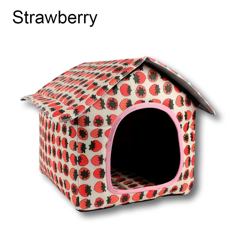 Waterproof Cat House for Outdoors Rainproof Dog House Cat House Villa Tent Collapsible Pet Shelter house waterproof sun proof