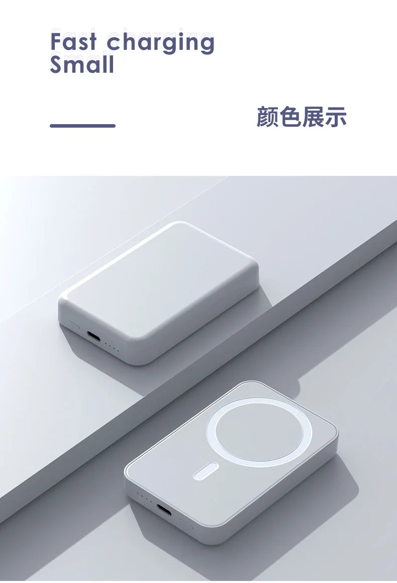 Magsafe PowerBank 10000mAh Spare battery Portable Charger Mobile External Battery Fast charging For iPhone 16 15