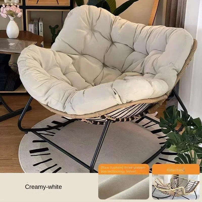 Rocking chair recliner adult balcony home leisure lazy sofa living room single sofa Internet celebrity rocking chair
