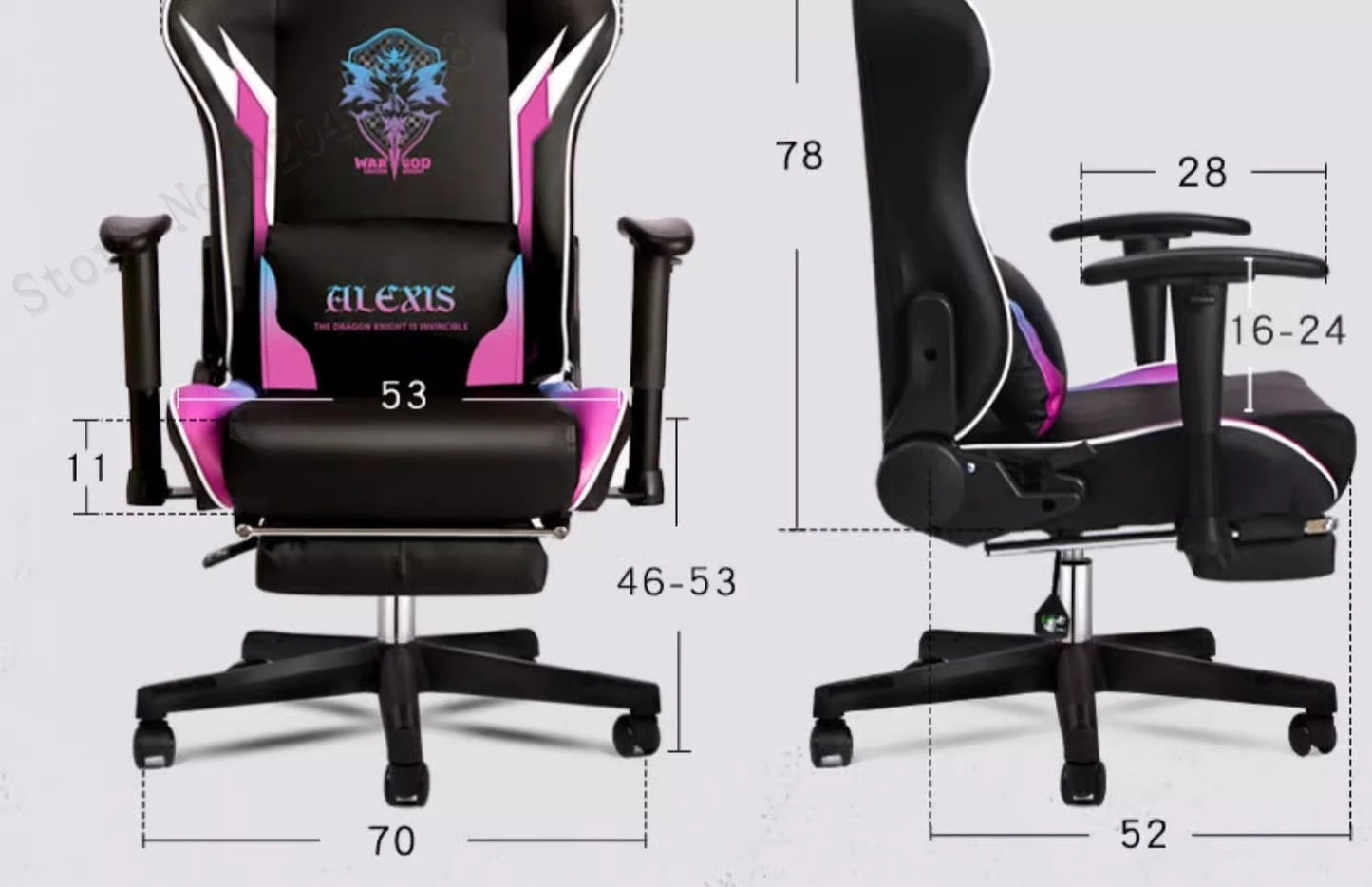Gaming Chair Home Office Computer Chair Reclining Comfortable Chaise Gaming Lift Backrest Boss Chair
