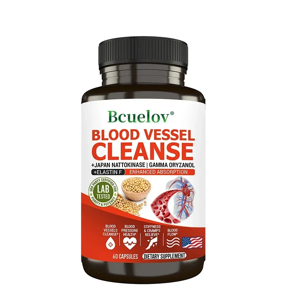 Nattokinase 2000 FU Supplement - Improve Blood Circulation, Promote Detoxification Metabolism, Maintain Cardiovascular Health