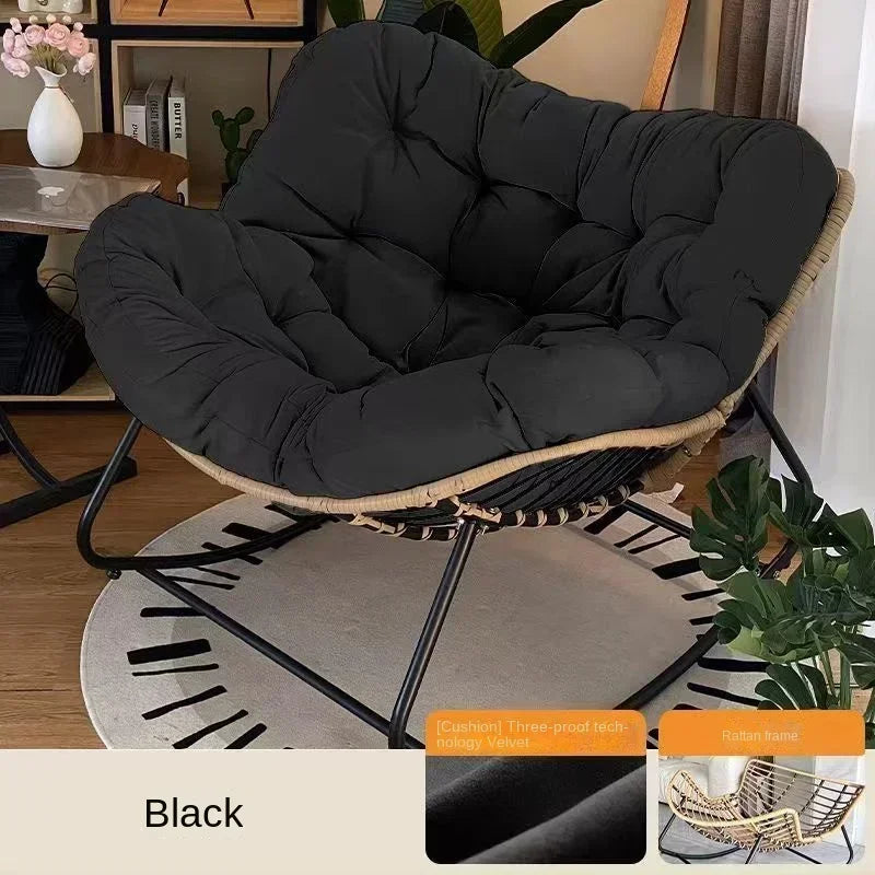 Rocking chair recliner adult balcony home leisure lazy sofa living room single sofa Internet celebrity rocking chair
