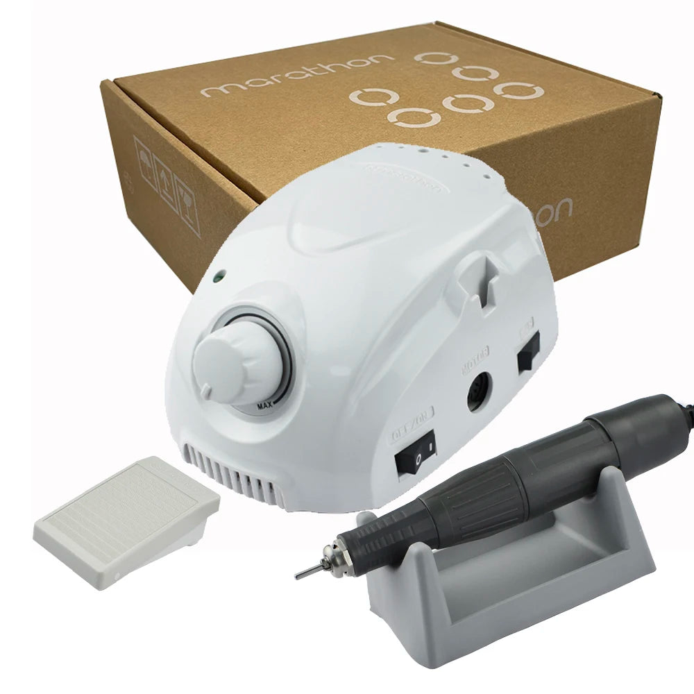 Dental Micro Motor Marathon Machine with SH37L1 Handle - Multi-Purpose Tool for Engraving, Milling, Nail Polish & Manicure