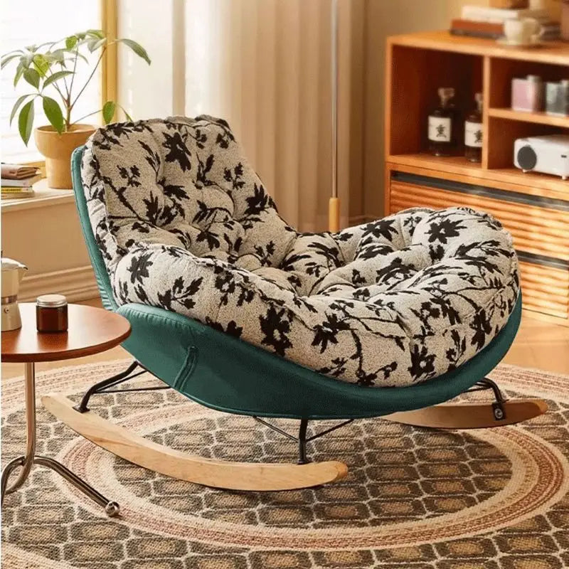 Light Luxury, Single, Lazy, Rocking Chair, Sofa, Recliner, Home, Living Room, Balcony, Leisure, Snail