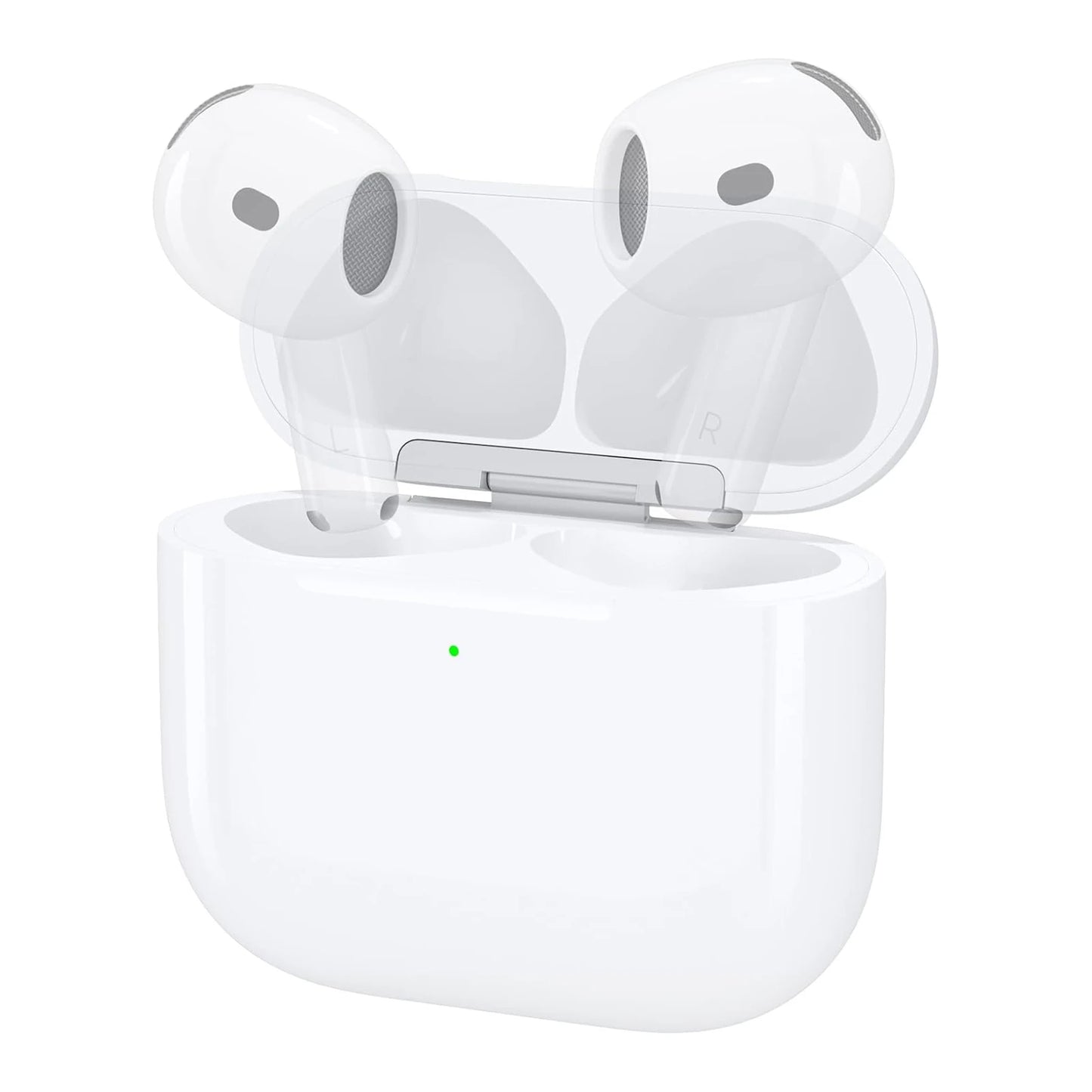 Charging Case For AirPods 4 - BT Wireless 450mAh Charger Box W/ Sync Button Headphone Accessories, USB-C Port, No Earbuds
