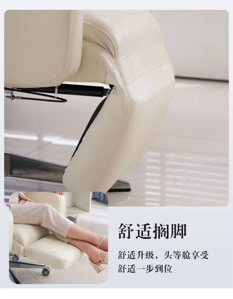 Luxury Boss Recliner Office Chair Comfortable Long Cushion Computer Chair Bedroom Game Home Lunch Back Chair Recliner FYOC