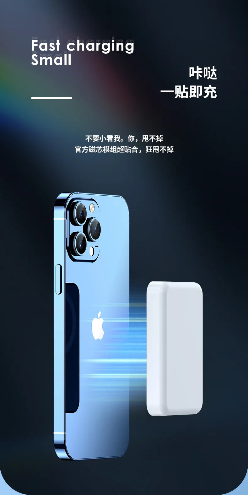 Magsafe PowerBank 10000mAh Spare battery Portable Charger Mobile External Battery Fast charging For iPhone 16 15