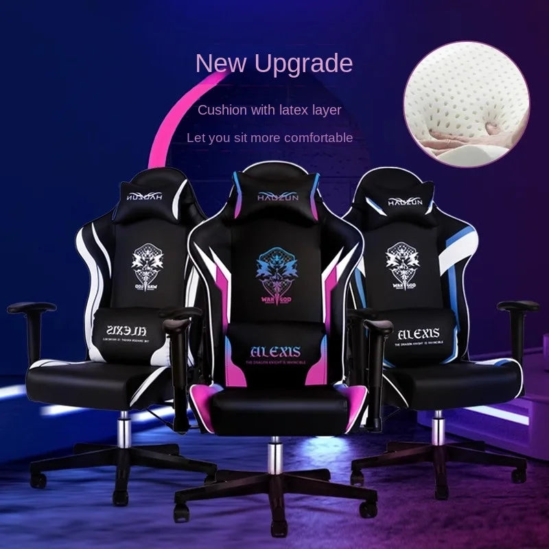 Gaming Chair Home Office Computer Chair Reclining Comfortable Chaise Gaming Lift Backrest Boss Chair