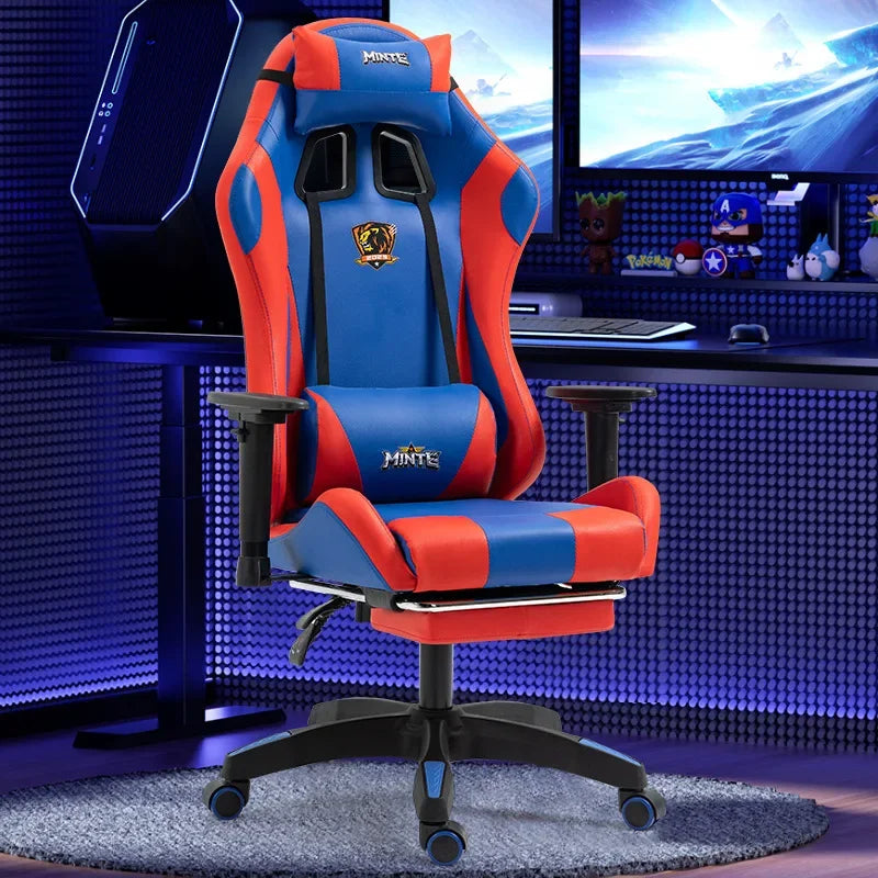 Gaming Chair Reclining Comfortable Office Chair Sedentary Ergonomic Chair Household Lift Seat