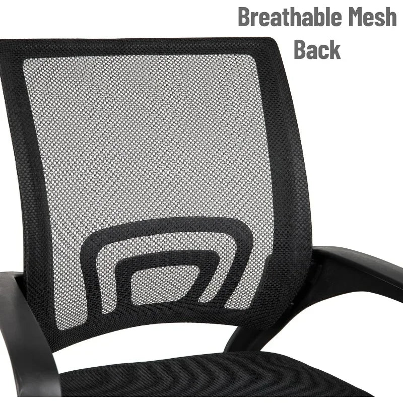 Adjustable Desk Swivel Chairs Computer Chair with Armrests Elastic Chair Flip-up Arms and Lumbar Ergonomic Gamer Recliner Chair