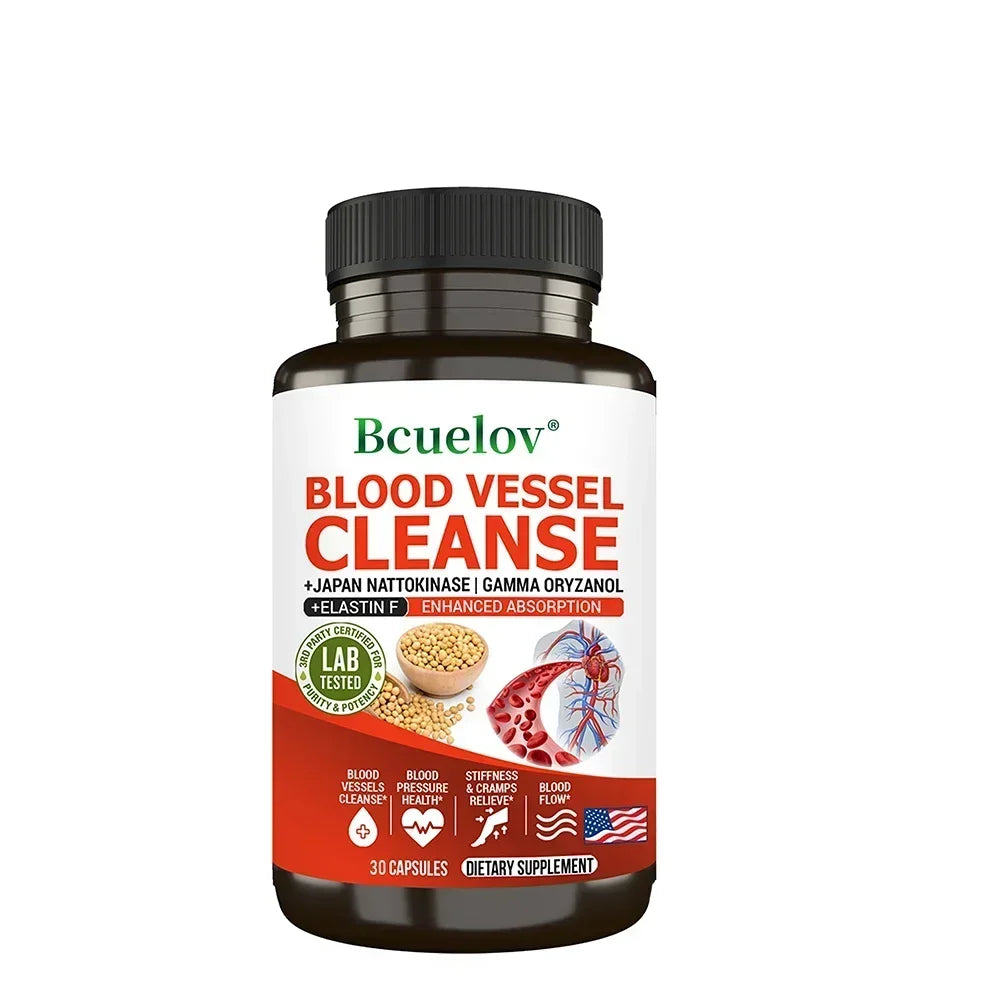 Nattokinase 2000 FU Supplement - Improve Blood Circulation, Promote Detoxification Metabolism, Maintain Cardiovascular Health
