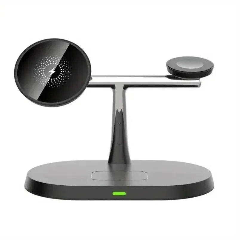 Phone Wireless Charger Desktop 3 IN 1 Magnetic For Magsafe iPhone 16 15 14 13 12 Samsung Apple/Galaxy Watch Fast Charging Dock