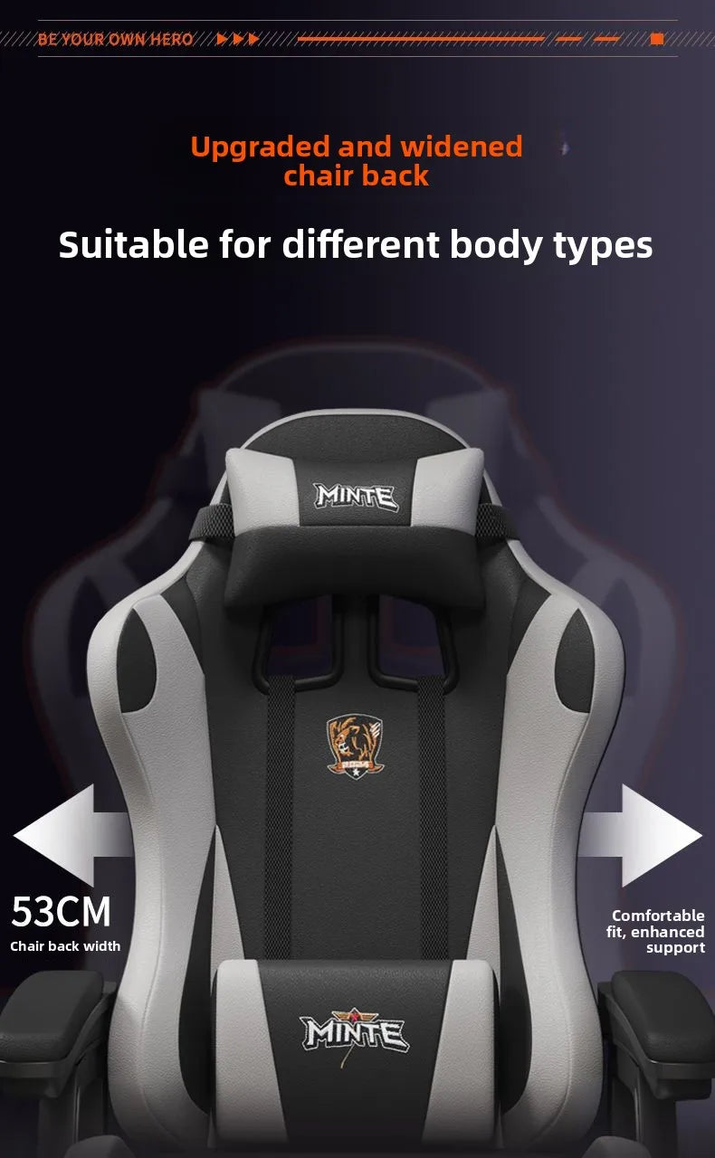 Gaming chair, home, comfortable, sedentary, dormitory, sofa single, game seat, reclining, ergonomics
