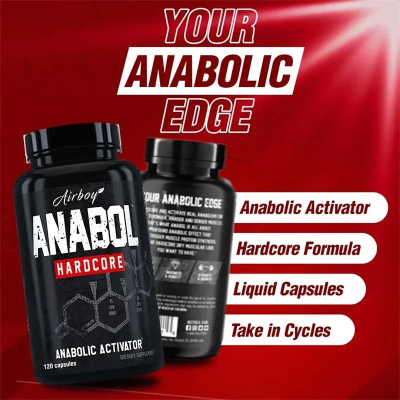 Anabol Hardcore Supplement - Helps Build Lean, Firm, High-quality Muscle,Promoting Muscle Growth,Recovery & Strength Enhancement