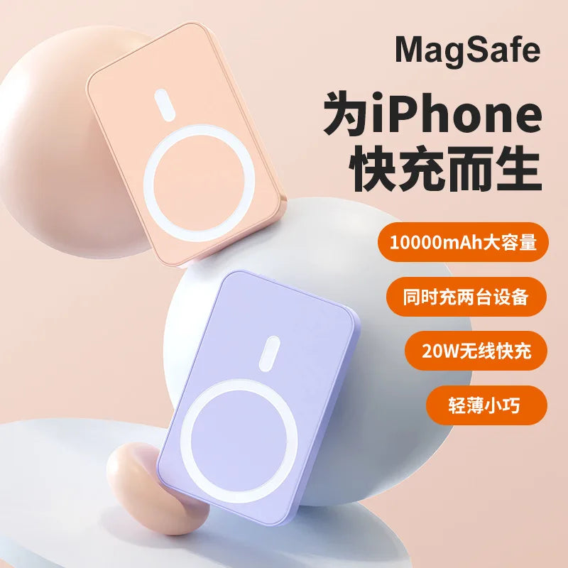 Magsafe PowerBank 10000mAh Spare battery Portable Charger Mobile External Battery Fast charging For iPhone 16 15
