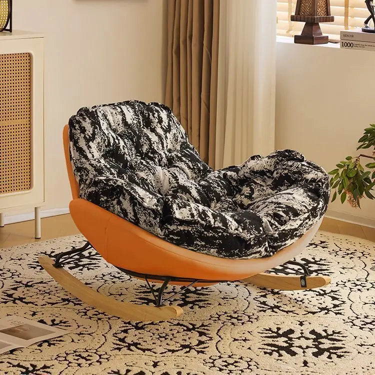 Light Luxury, Single, Lazy, Rocking Chair, Sofa, Recliner, Home, Living Room, Balcony, Leisure, Snail