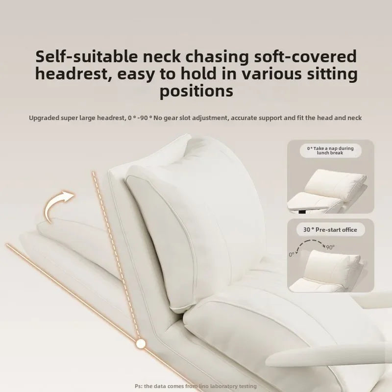 HotOffice Chair, Lunch Break, Reclining, Comfortable, Sedentary, Computer Chair, Recliner, Living Room, Bedroom, Sofa